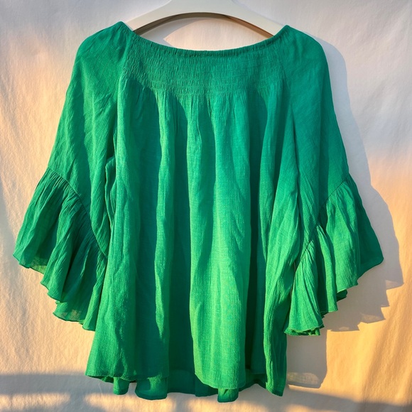Chico's Vibrant Green Blouse - Picture 8 of 8